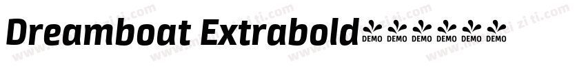 Dreamboat Extrabold字体转换
